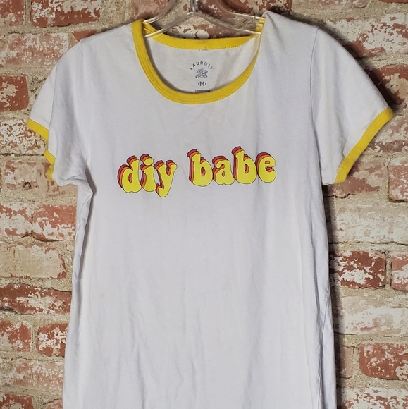 DIY BABE retro style YouTuber shirt - Picture 1 of 4